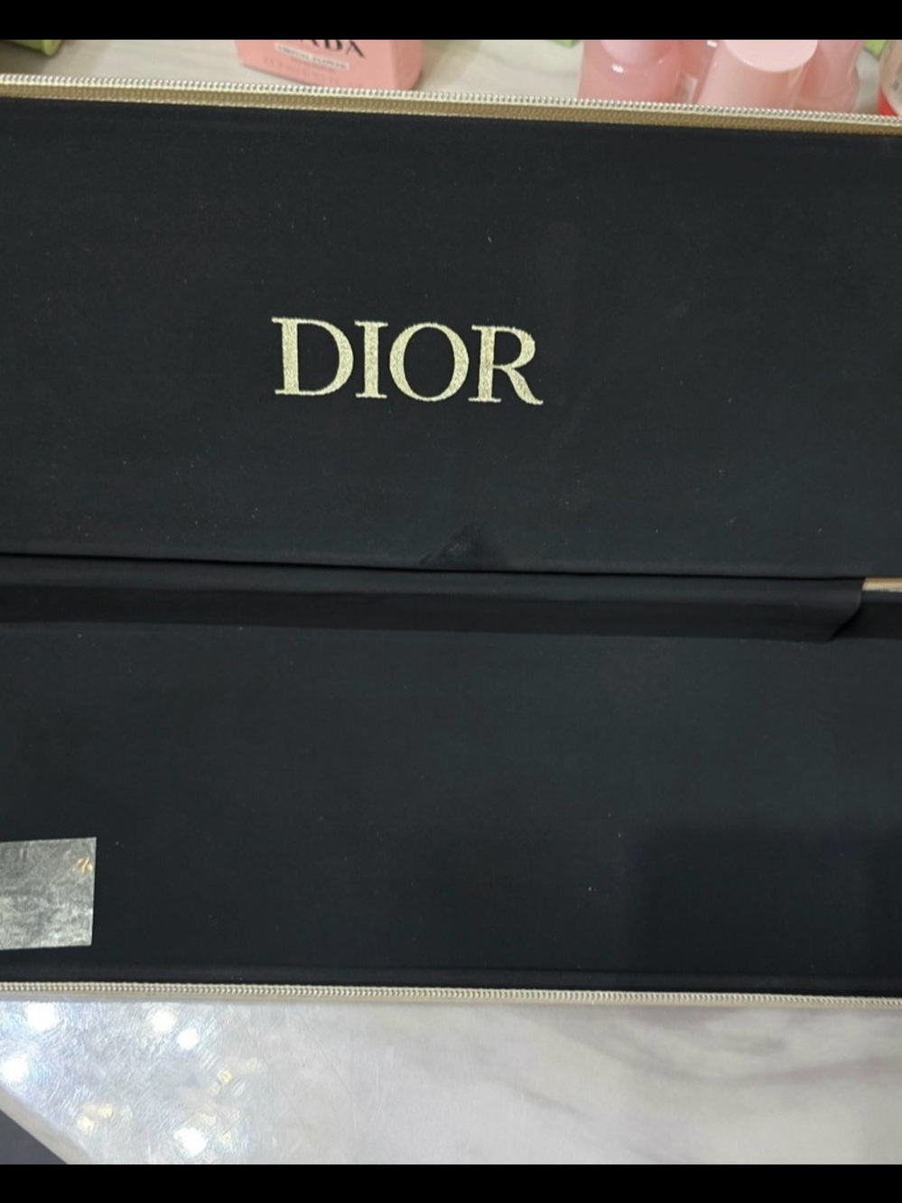 Dior Prestige zipped gold case